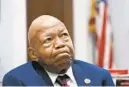  ?? KENNETH K. LAM/BALTIMORE SUN ?? U.S. Rep. Elijah Cummings, D-Baltimore, says he heard shouts of “Go back where you came from!” at a pool where he was hit by a bottle in 1962, when he was 11.