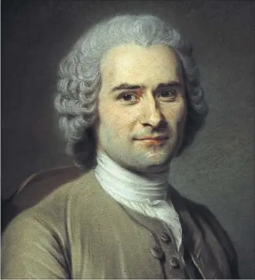  ?? [ AKG-Images/Picturedes­k] ?? Jean-Jacques Rousseau (1712–1778): Vertreter und zugleich größter Kritiker der Aufklärung.