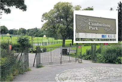  ?? ?? Dear green place Cambuslang Park has been given a Green Flag award