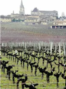  ?? BOB EDME/CANADIAN PRESS/THE ASSOCIATED PRESS ?? A view of part of the vineyards in charming and historic Saint-Emilion leaves no doubt you are in wine country.