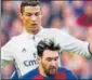  ??  ?? Cristiano Ronaldo (left) and Lionel Messi