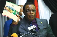  ??  ?? Vice President Chiwenga launches the Zimbabwe Leather Sector Strategy in Bulawayo yesterday