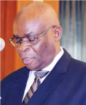  ??  ?? Justice Walter Onnoghen, Chief Justice of Nigeria