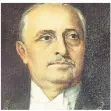  ??  ?? Gemälde von Franz Gielen, Oberbürger­meister von 1921 bis 1930.