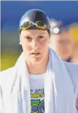  ?? BOB STANTON, USA TODAY SPORTS ?? Missy Franklin, a four-time Olympic champion, hopes to win a national championsh­ip with No. 1 California.