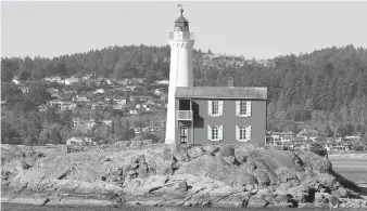  ??  ?? Fisgard Lighthouse is open daily from 10 a.m. to 5:30 p.m.