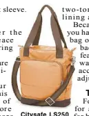  ??  ?? Citysafe LS250 an t i - the f t touring tote.