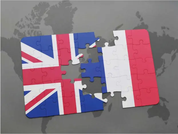  ?? Foto: fotolia/luzitanija ?? Der Brexit wirft Fragen zwischen Großbritan­nien und Frankreich auf.