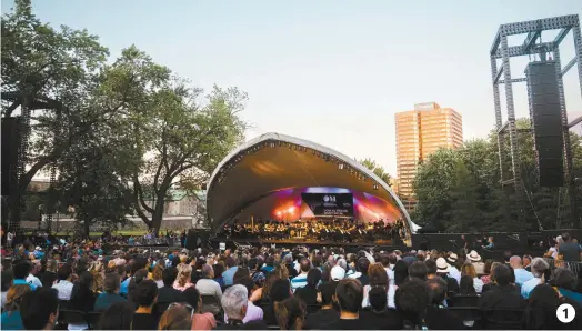  ?? ADIL BOUKIND LE DEVOIR ?? 1. L’Orchestre Métropolit­ain sera en concert au mont Royal en août.