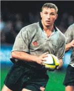  ?? Picture: Gallo Images ?? Johan Ackermann in action for SA XV back in 1996.