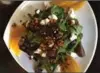  ?? ALANA HUDSON, SPECIAL TO THE HAMILTON SPECTATOR ?? Yellow beets fanned out from beneath spiced walnuts and a viscous balsamic vinaigrett­e.