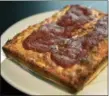 ?? PHOTO COURTESY OF NORTHBOUND ?? Northbound serves Detroit-style pizza with the sauce on top.
