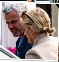  ?? ?? TELEVISION ROMANCE: Emilia Fox and Jonathan Stadlen. The couple were seen together outside her West London home on Friday, above