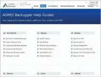  ??  ?? Backupper help is only available online and there are no tool tips. On the other hand, if you know backup, you probably won’t need them.