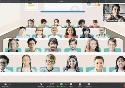  ?? ZOOM ?? La plataforma Zoom de videoconfe­rencias permite organizar ahora a los participan­tes en un aula virtual
