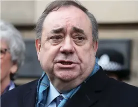  ??  ?? Demands: Alex Salmond wants documents released by the SNP