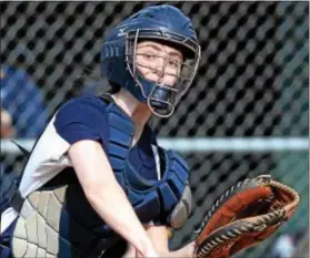  ?? DIGITAL FIRST MEDIA FILE ?? Agnes Irwin catcher Michala Maciolek earned her second All-Delco nod this season.