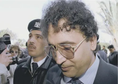  ?? PICTURE: JOCKEL FINK/AP ?? 0 Abdelbaset Ali Mohmed al-megrahi was convicted in 2001 over the Lockerbie bombing