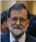  ??  ?? Mariano Rajoy paid a visit to Barcelona.