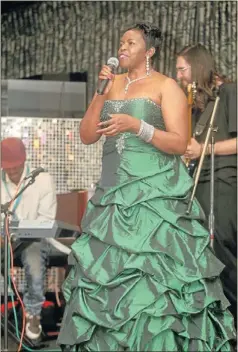  ?? PHOTO: VELI NHLAPO ?? SONGBIRD: Zanele Mthembu, the department of education’s Gauteng North’s district chief director, launches her gospel album at the weekend