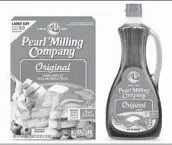  ?? PEPSICO VIA AP ?? The packaging for the Pearl Milling Company products.