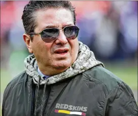  ?? PATRICK SEMANSKY / AP 2017 ?? Washington NFL owner Dan Snyder has hired a D.C. law firm to review the team’s culture, policies and allegation­s of workplace misconduct. Beth Wilkinson of Wilkinson Walsh LLP confirmed the firm had been retained to do an independen­t review.