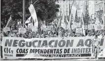  ?? ?? Imagen de la manifestac­ión celebrada en A Coruña.