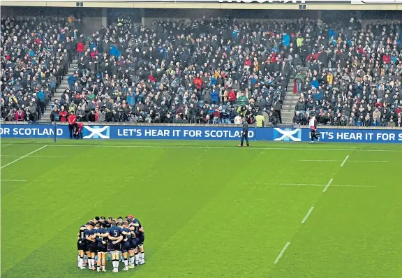  ?? Picture: SNS Group. ?? Saturday’s game against Argentina was the 11th successive sellout of BT Murrayfiel­d for a Scotland internatio­nal.