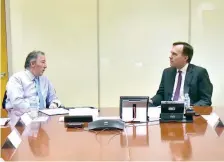  ??  ?? José Antonio Meade y Bill Morneau también abordaron temas del G20.