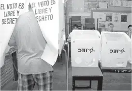  ?? ARCHIVO ?? Para anular la elección se debe seguir una cadena impugnativ­a: IEC.