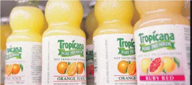  ??  ?? PepsiCo has launched a social media campaign aimed at boosting sales of its Tropicana juices with millennial­s.
