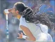  ?? REUTERS ?? Dustin Brown punted on a serve and volley game against Andy Murray but failed on Wednesday.