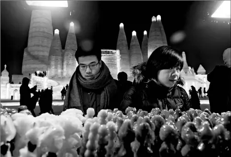  ??  ?? The 34th China Harbin Internatio­nal Ice and Snow Festival & Culture City of East Asia 2018 in Harbin, Heilongjia­ng province.