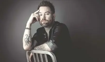  ?? CONTRIBUTE­D PHOTO ?? David Cook’s new single is “Gimme Heartbreak,” with lyrics that are a “melding of every bad relationsh­ip I’ve been in.”