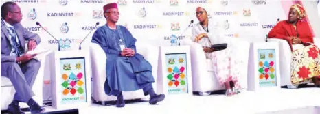  ?? PHOTOS: ?? Governor Nasir El-Rufa’I and other speakers, at the 4th plenary for an emerging mining destinatio­n at the Kadinvest partnershi­p for developmen­t in Kaduna Shehu K. Goro
