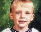  ?? PROVIDED BY CARROLL COUNTY SHERIFF’S OFFICE ?? Logan Nathaniel Bowman, who went missing in January 2003.