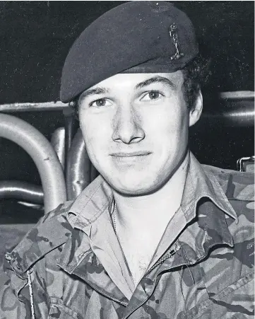  ?? ?? BROTHER: Corporal Burns died in a helicopter crash during the Falklands War in 1982.