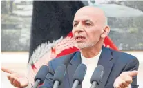  ??  ?? EL PRESIDENTE DE AFGANISTÁN, Ashraf Ghani, declaró el cese al fuego de tres meses con los talibanes.