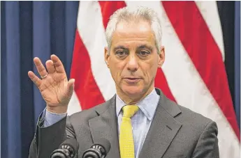  ?? ASHLEE REZIN/SUN-TIMES FILE PHOTO ?? Mayor Rahm Emanuel said he learned in a phone conversati­on Tuesday why Amazon chose Northern Virginia and Queens for HQ2.