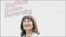  ??  ?? Baroness Helena Kennedy QC, the new chancellor of Sheffield Hallam University, had to fight against sexism in her early career.