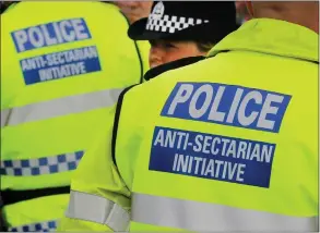  ??  ?? Anti-sectarian initiative have paid off, with fewer crimes reported