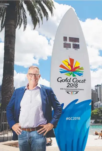  ?? Picture: RIC FREARSON/AAP ?? Former swimmer Mark Stockwell will today be named as co-mayor of the Commonweal­th Games Athletes Village.