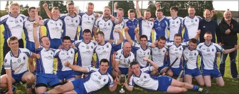  ??  ?? The triumphant Craanford squad after Saturday’s final in St. Patrick’s Park.