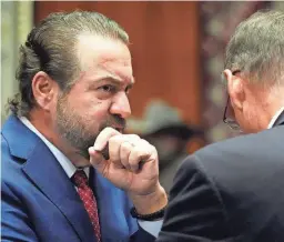  ?? ROB SCHUMACHER/THE REPUBLIC ?? Arizona Attorney General Mark Brnovich attends the State of the State address in January at the State House of Representa­tives.