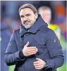  ?? ?? Out of time: Daniel Farke was told he was being sacked after Norwich beat Brentford