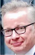  ??  ?? Michael Gove