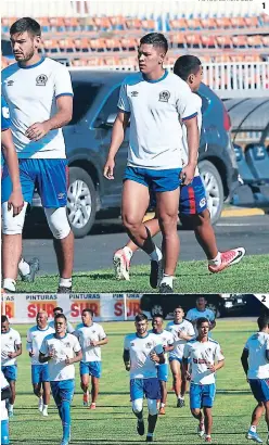  ?? FOTOS: EL HERALDO ?? (1) Bryan Moya trabajó Con Olimria rara mantenerse En dorma. (2) Olimria viaja hoy Al norte DEL raís rara jugar El Clásico En El Olímrico... ¿SERÁ El 4/4?