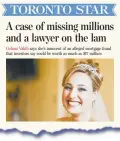  ??  ?? Golnaz Vakili, on the Star’s April 5, 2014 front page, said at the time she was innocent of alleged fraud.