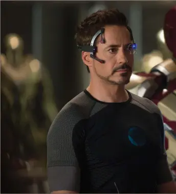  ??  ?? Robert Downey Jr in Iron Man 3 – an enjoyable superhero flick that meets
Marvel’s high standards