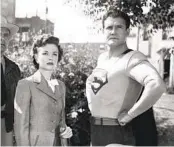  ?? ABC PHOTO ARCHIVES VIA GETTY IMAGES ?? Phyllis Coates played Lois Lane with George Reeves as Superman in the first season of the 1950s TV show.